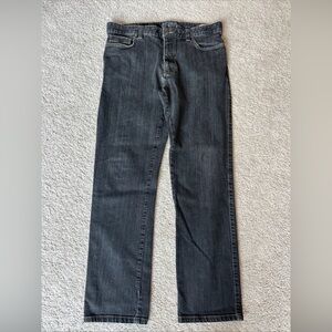 Ermenegildo Zegna Charcoal Denim Jeans Straight Leg Men's Pants Size 36/31
